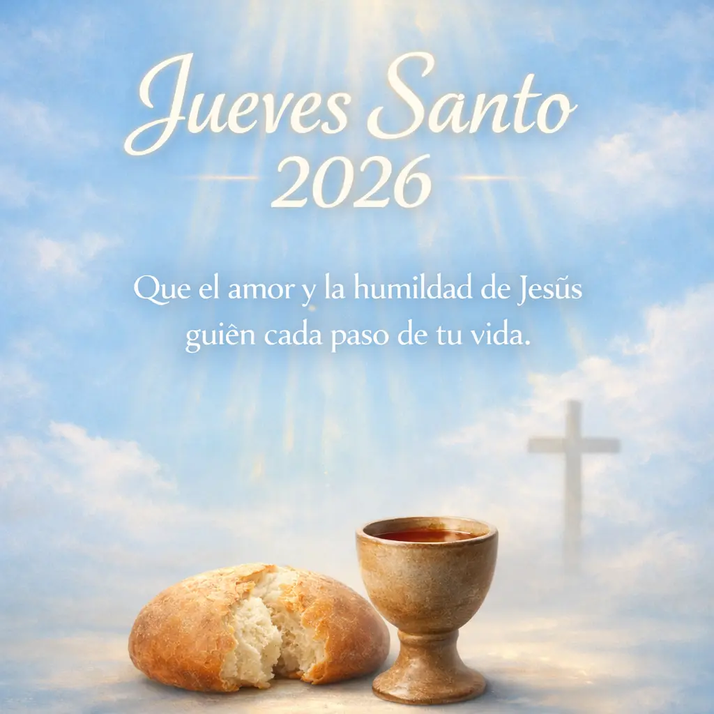 Mensajes de Jueves Santo 2026 para Compartir