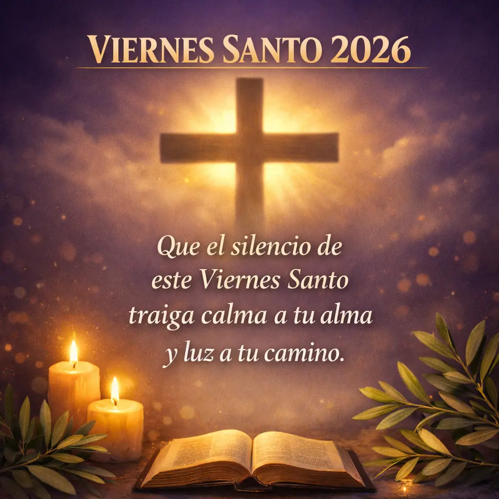 Viernes Santo 2026 Tarjetas para Compartir