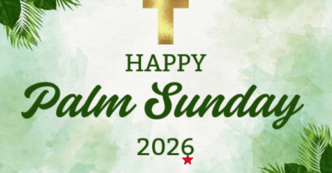 Happy Palm Sunday 2026 Animated GIF Images